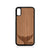 Whale Tail Design Wood Case For iPhone XR