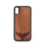 Whale Tail Design Wood Case For iPhone XR
