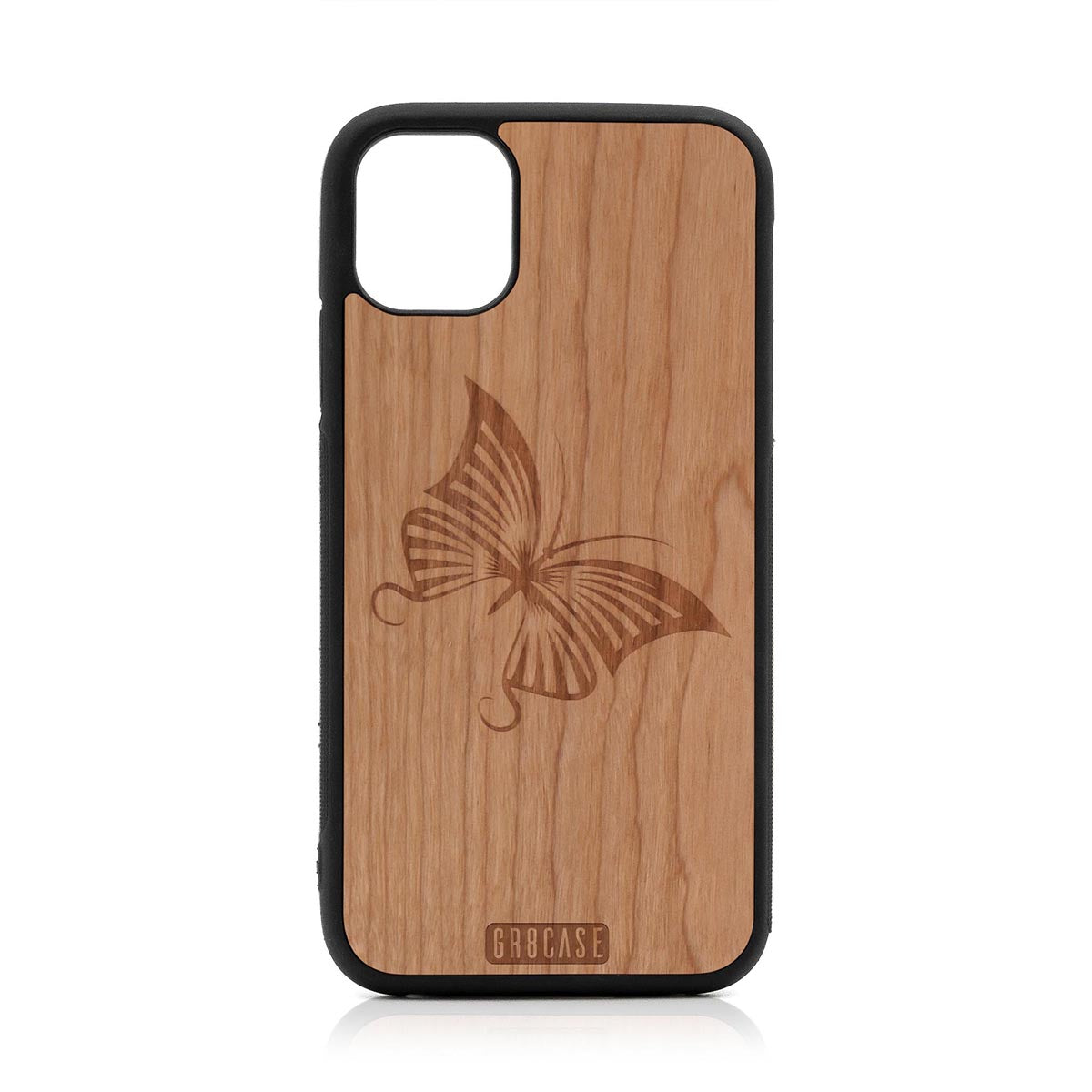 Butterfly Design Wood Case For iPhone 11 by GR8CASE