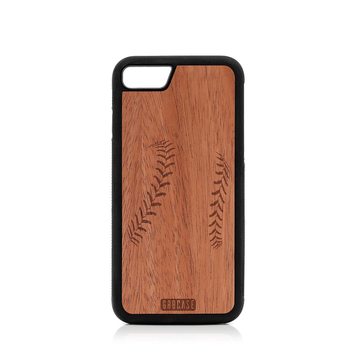 Baseball Stitches Design Wood Case For iPhone 7/8 by GR8CASE
