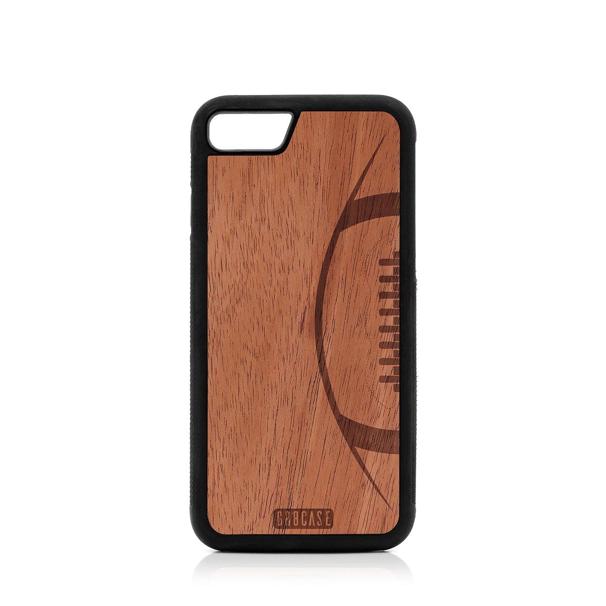 Football Design Wood Case For iPhone SE 2020 by GR8CASE