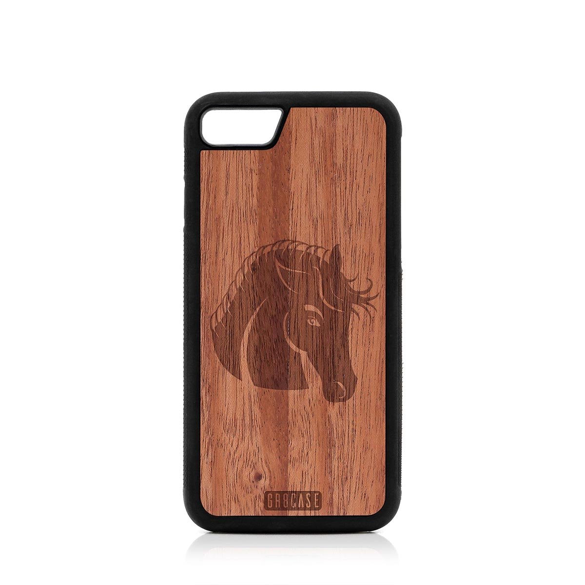 Horse Design Wood Case For iPhone SE 2020 by GR8CASE