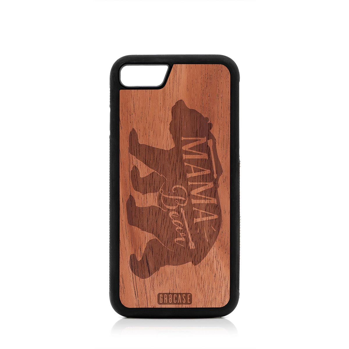 Mama Bear Design Wood Case For iPhone 7/8 by GR8CASE