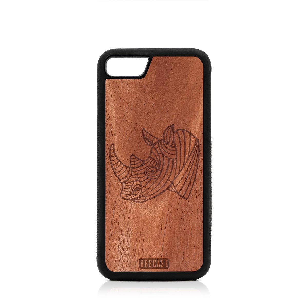 Rhino Design Wood Case For iPhone SE 2020 by GR8CASE