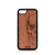 Half Skull Design Wood Case For iPhone SE 2020 by GR8CASE