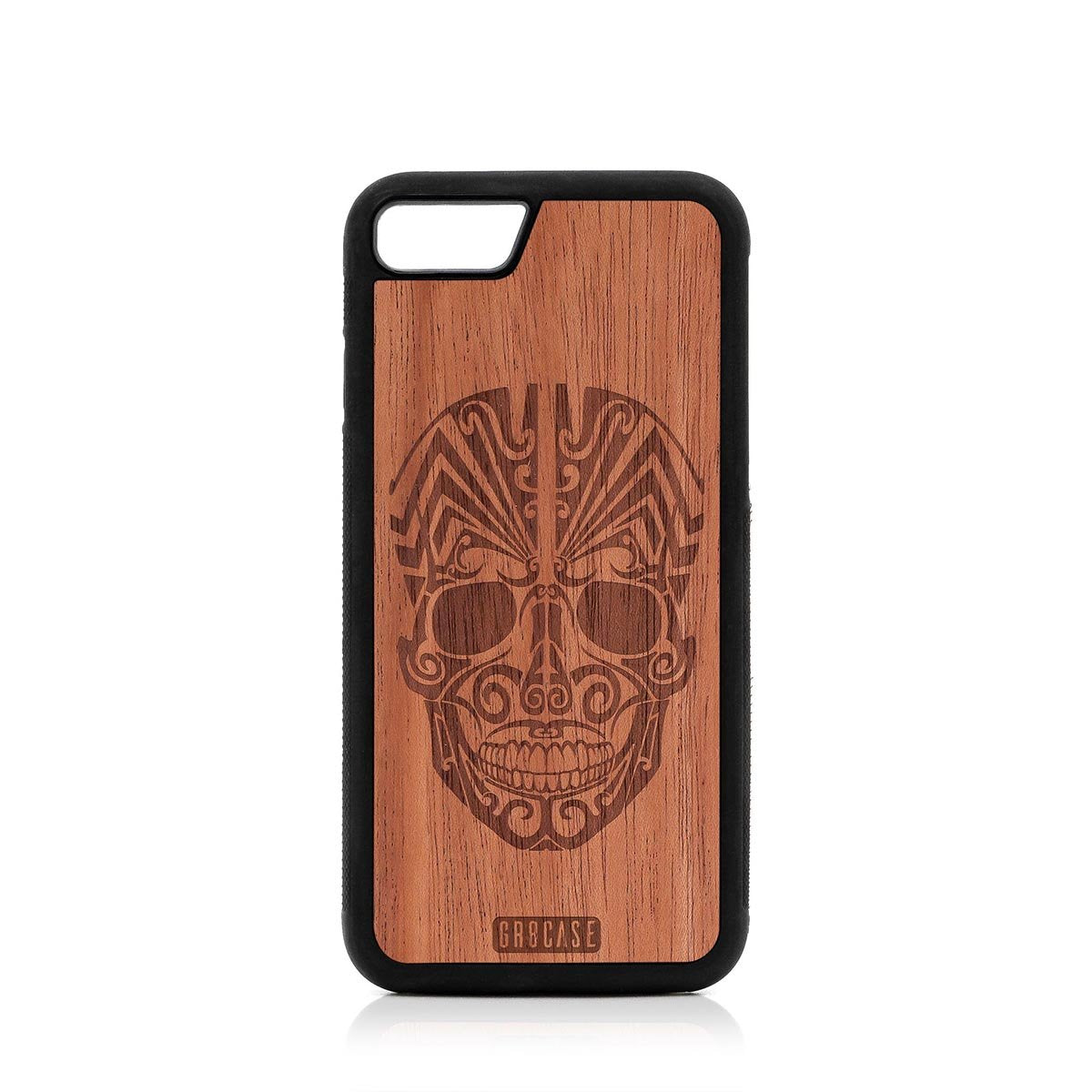 Tattoo Skull Design Design Wood Case For iPhone SE 2020