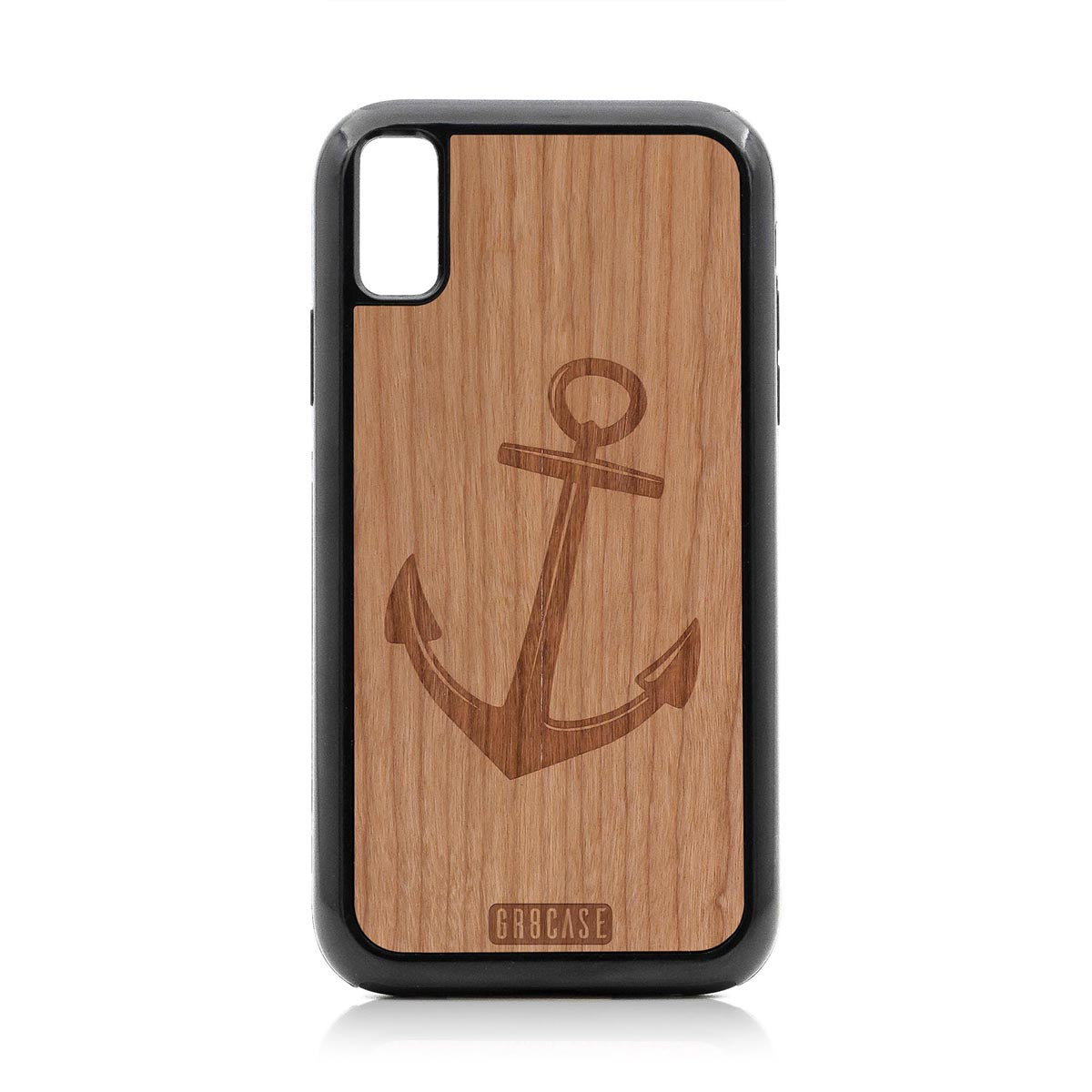 Anchor Design Wood Case For iPhone XR by GR8CASE