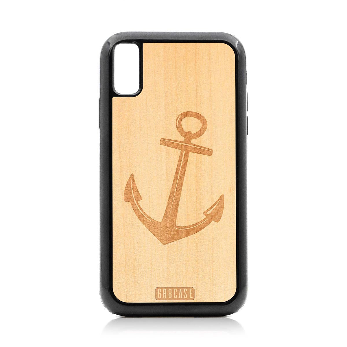 Anchor Design Wood Case For iPhone XR by GR8CASE
