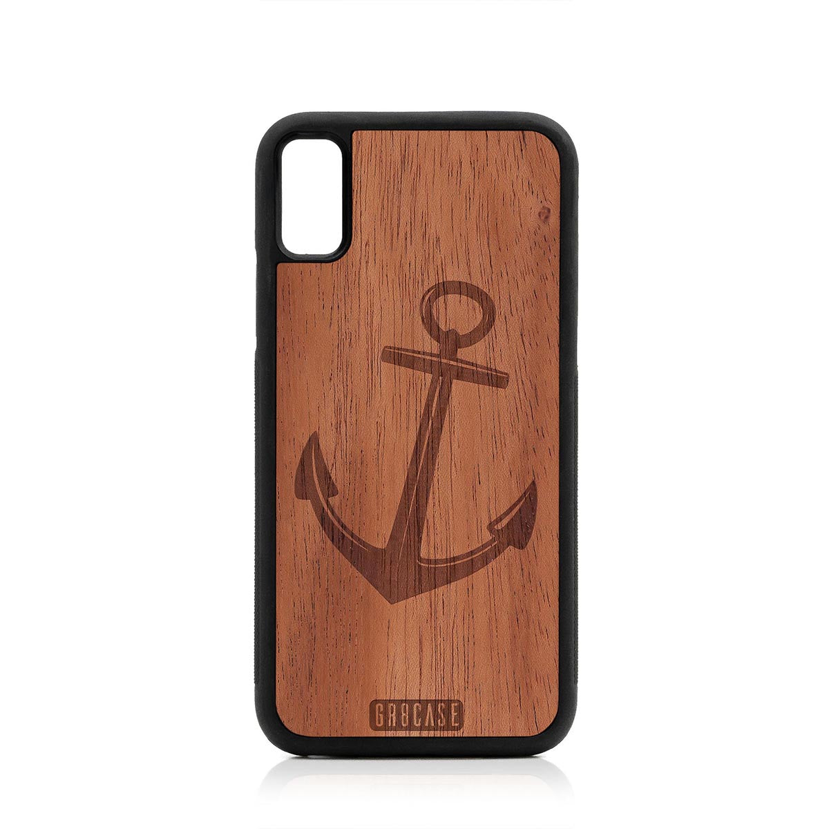 Anchor Design Wood Case For iPhone XR by GR8CASE