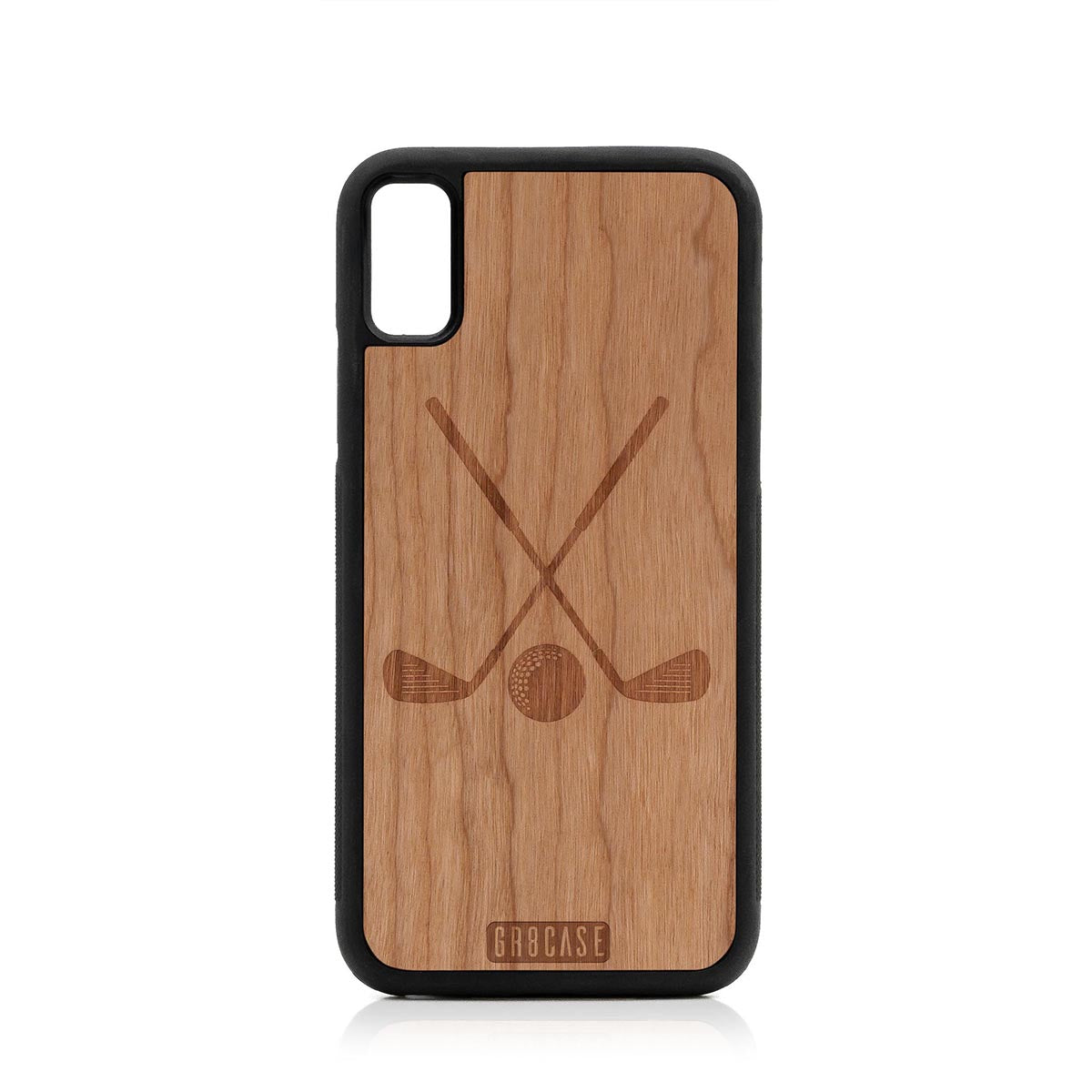 Golf Design Wood Case For iPhone X/XS by GR8CASE