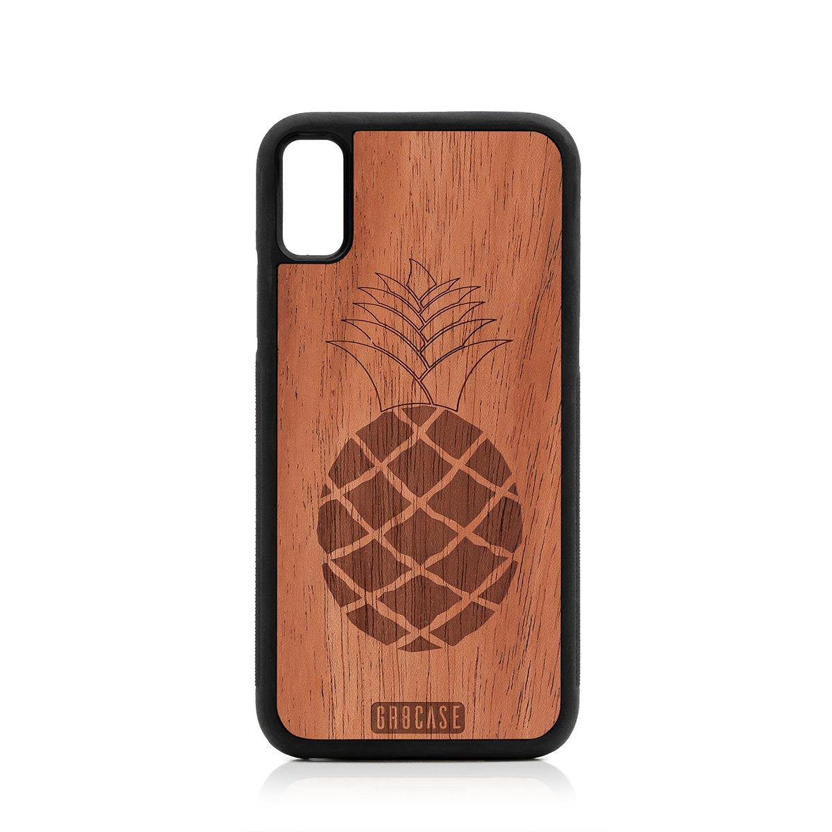 Pineapple Design Wood Case For iPhone XR by GR8CASE
