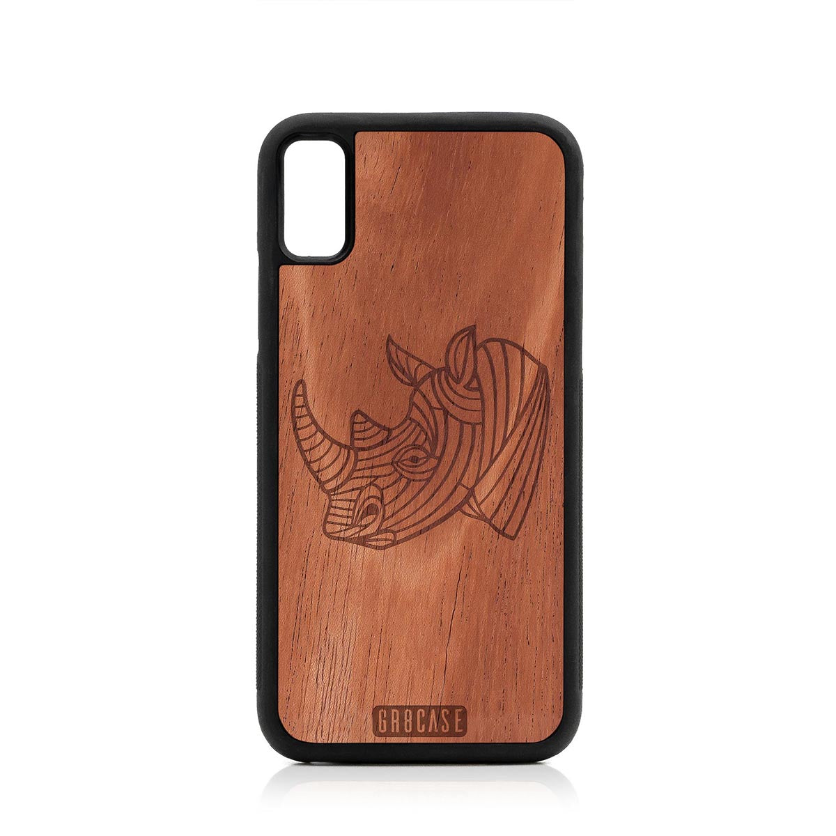Rhino Design Wood Case For iPhone XR by GR8CASE