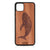 I'm Happy Anywhere I Can See The Ocean (Whale) Design Wood Case For Google Pixel 4XL