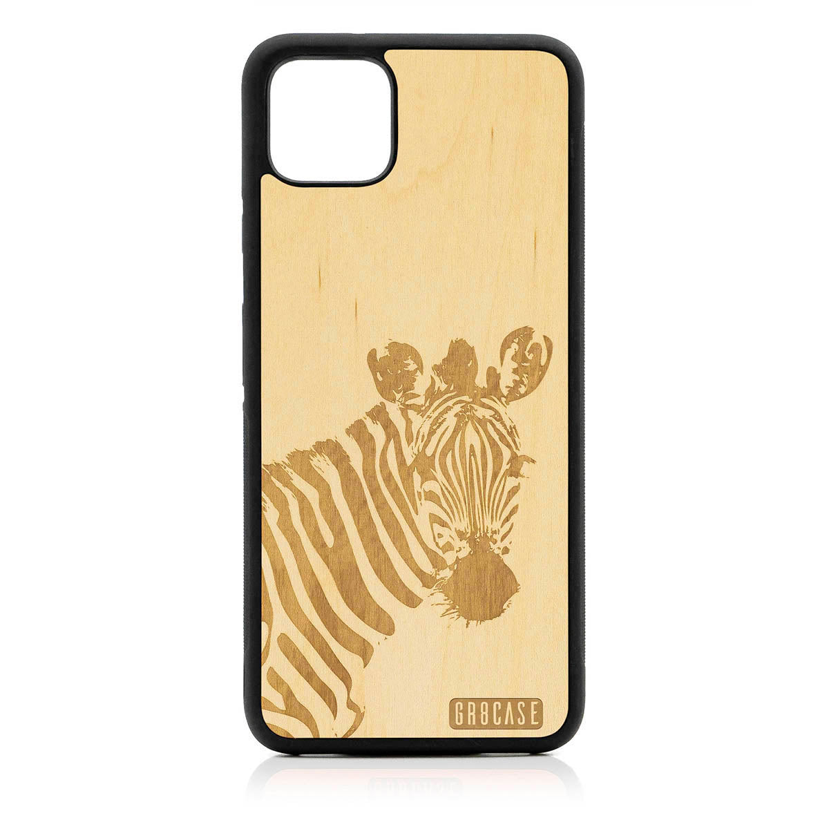 Lookout Zebra Design Wood Case For Google Pixel 4XL