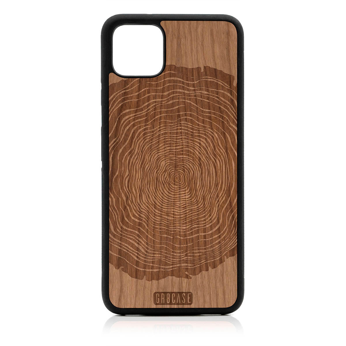 Tree Rings Design Wood Case For Google Pixel 4XL