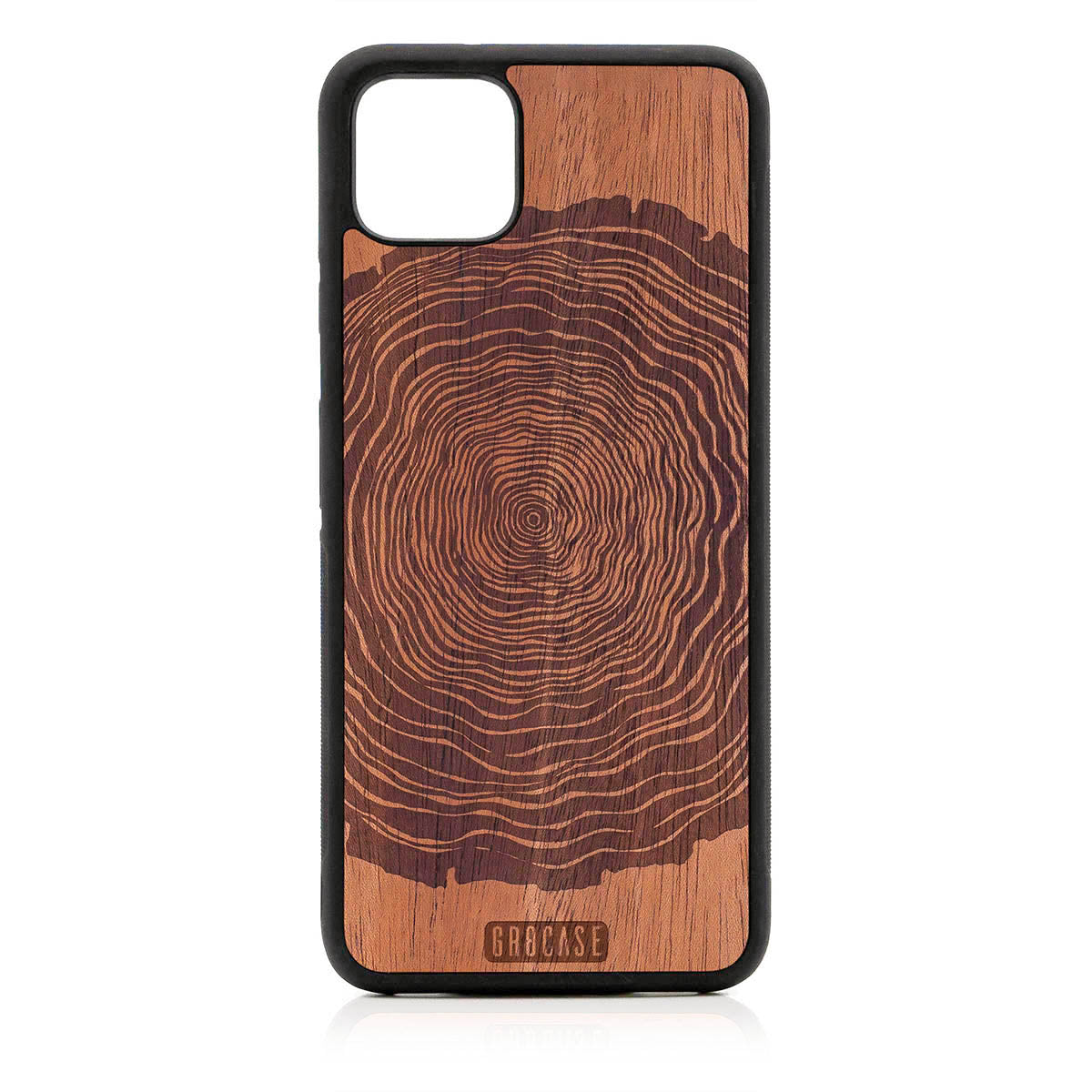 Tree Rings Design Wood Case For Google Pixel 4XL