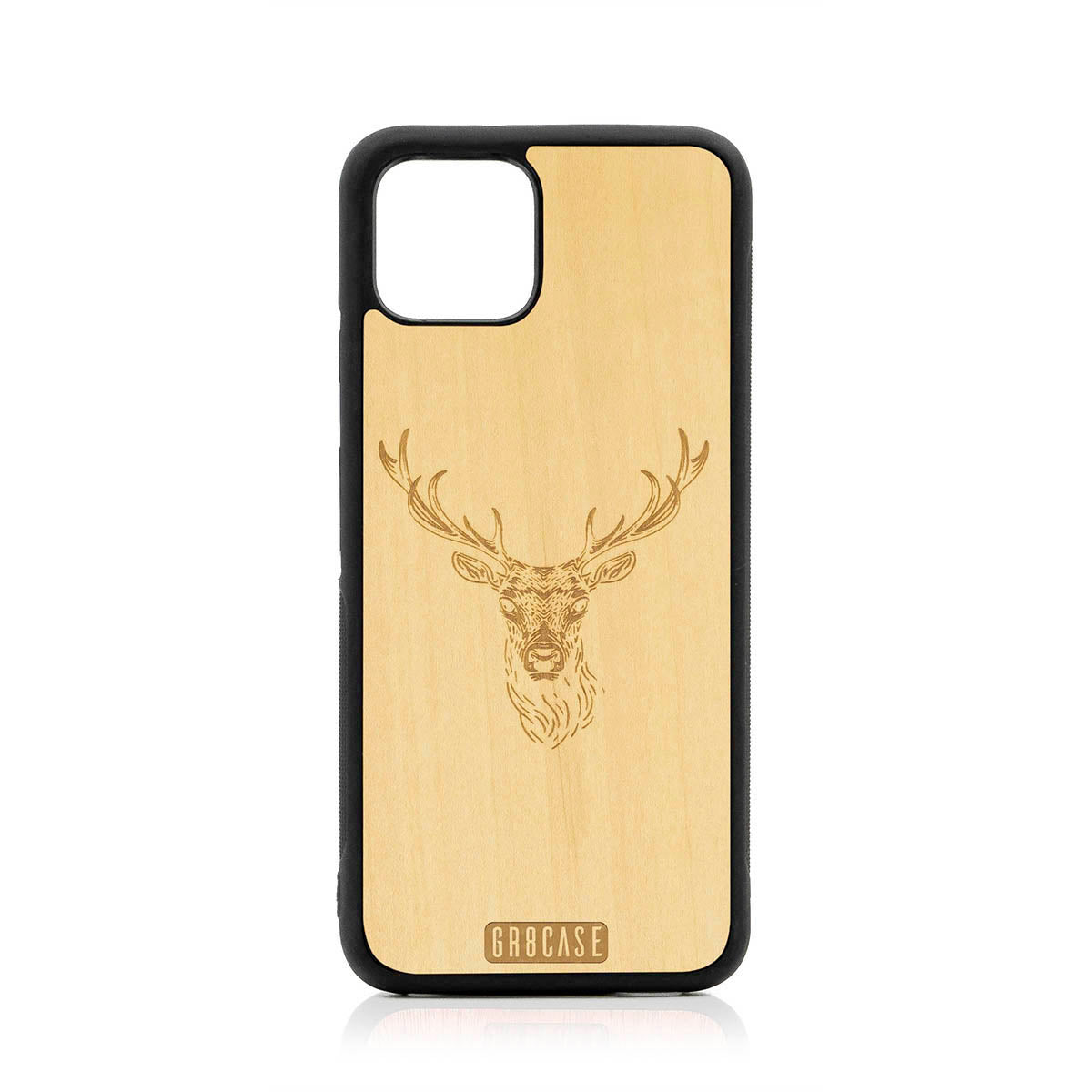 Elk Buck Design Wood Case For Google Pixel 4 by GR8CASE