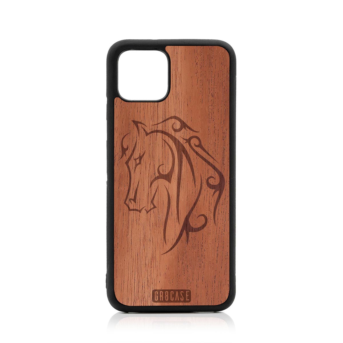 Horse Tattoo Design Wood Case Google Pixel 4 by GR8CASE