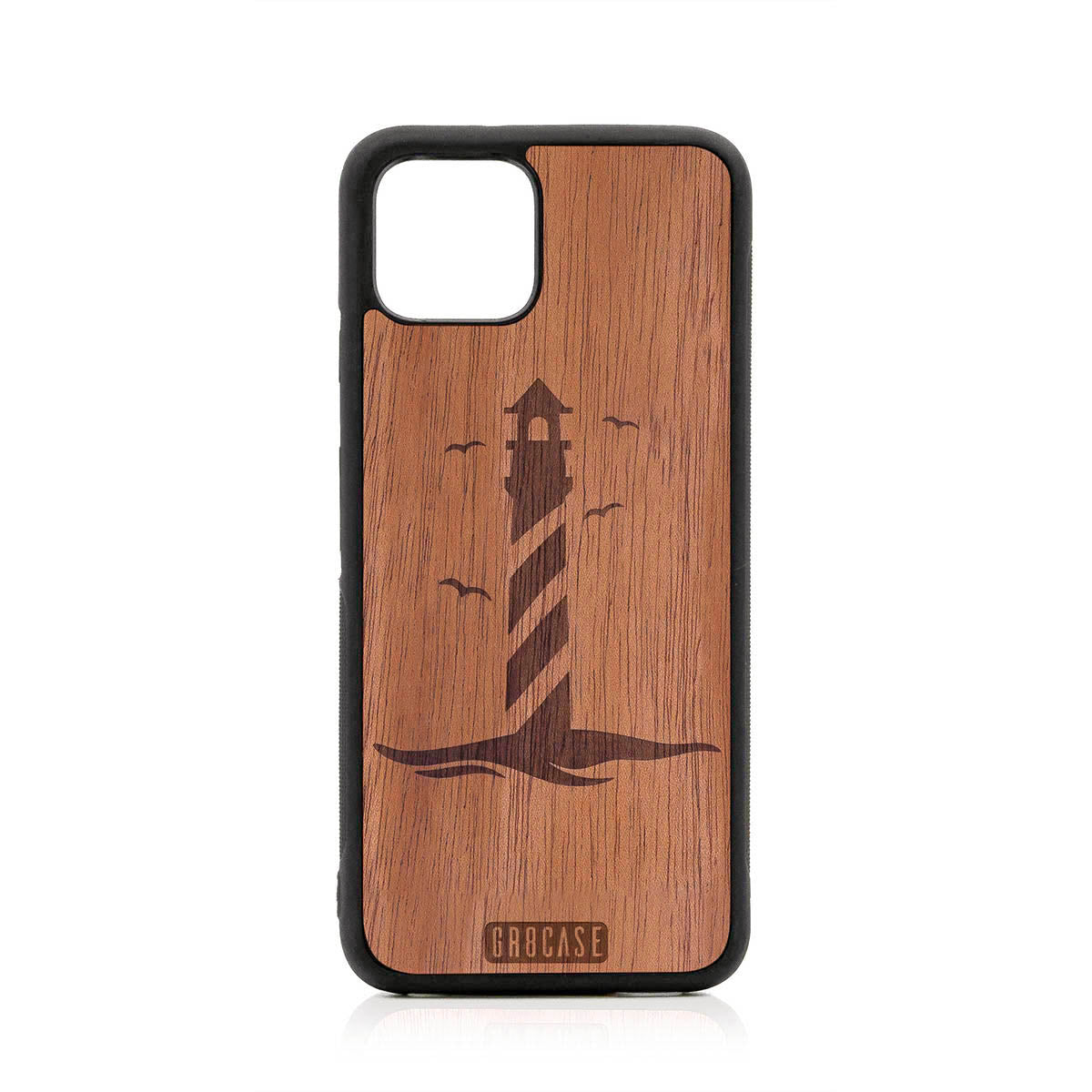 Lighthouse Design Wood Case For Google Pixel 4