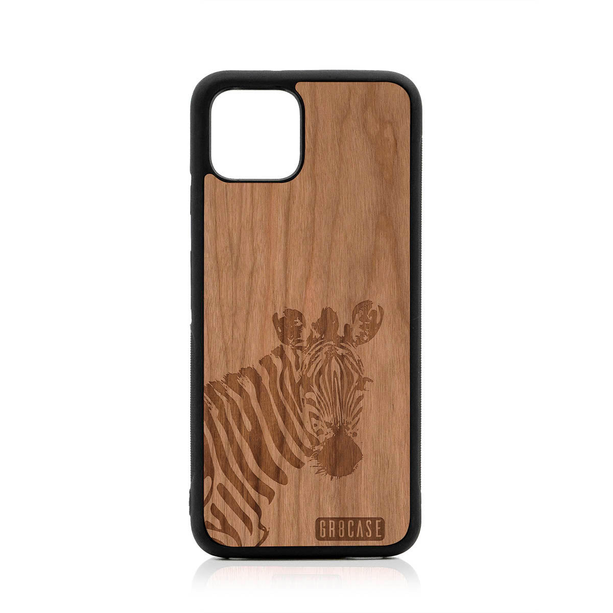 Lookout Zebra Design Wood Case For Google Pixel 4