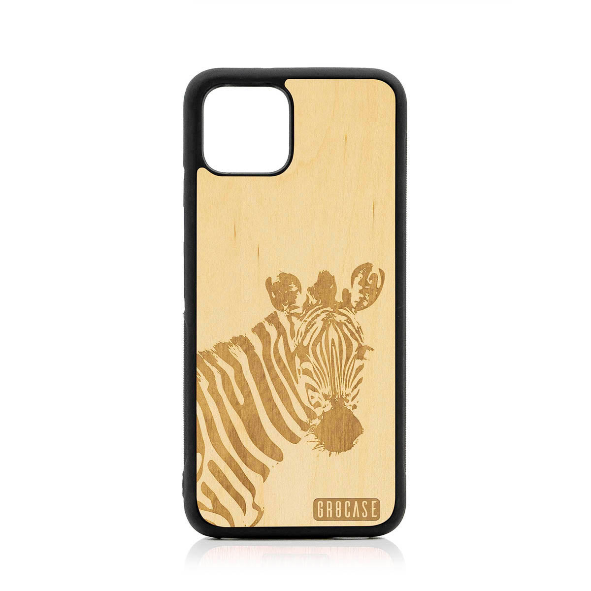 Lookout Zebra Design Wood Case For Google Pixel 4