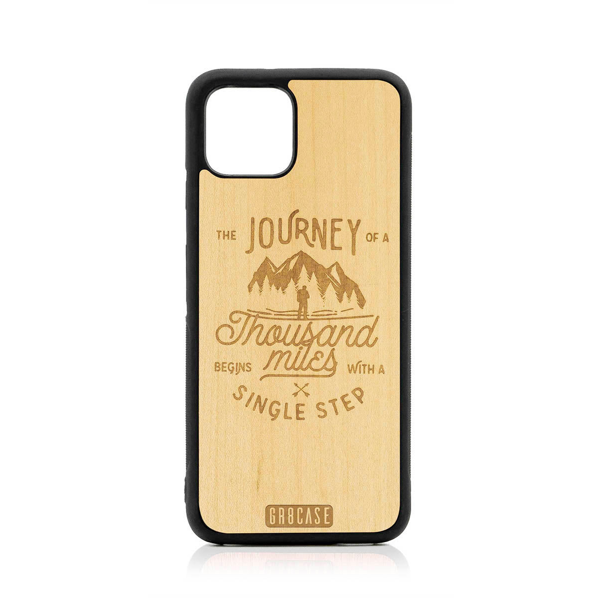 The Journey Of A Thousand Miles Begins With A Single Step Design Wood Case For Google Pixel 4