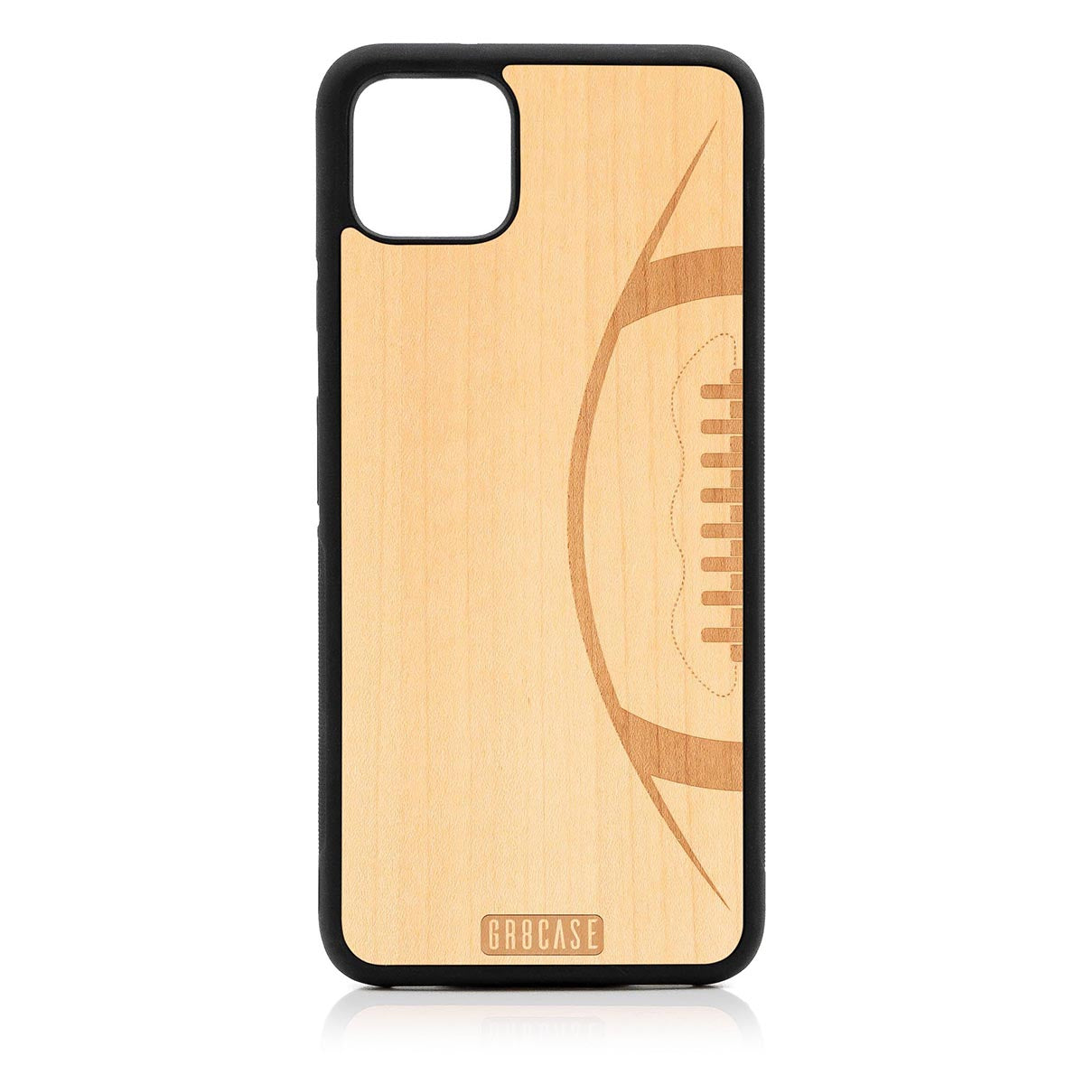Football Design Wood Case For Google Pixel 4 XL by GR8CASE