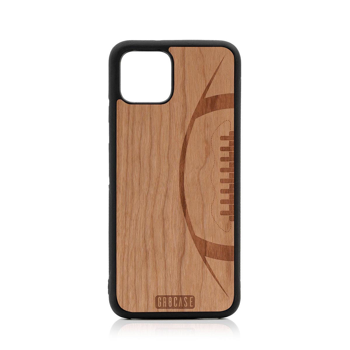 Football Design Wood Case For Google Pixel 4 by GR8CASE