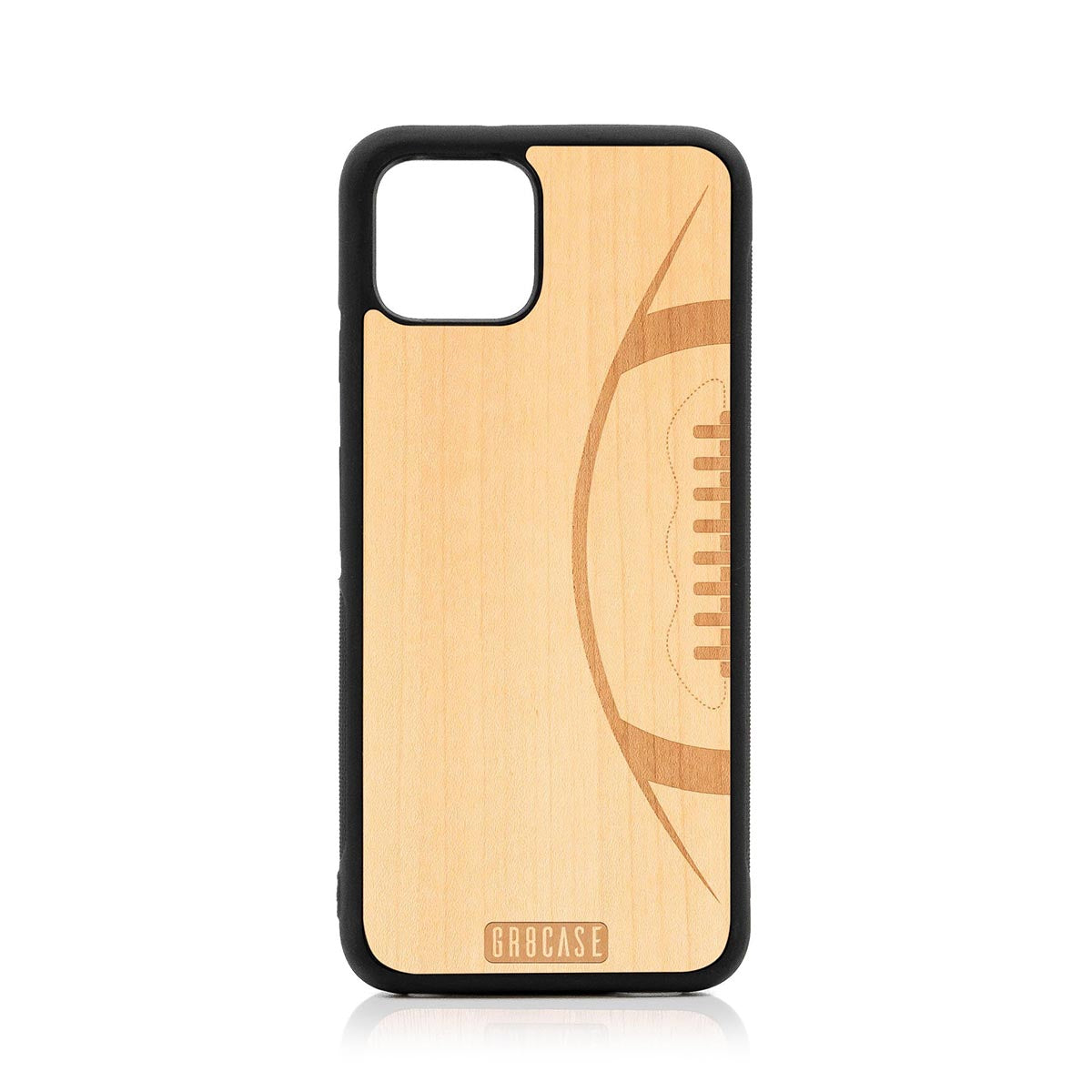 Football Design Wood Case For Google Pixel 4 by GR8CASE